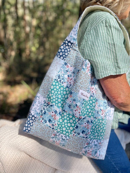 Slouch Bag - Patchwork Posy