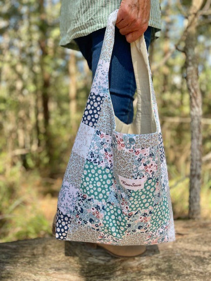 Slouch Bag - Patchwork Posy