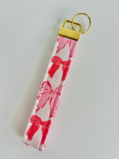 Keyring Wristlet - Sweetheart Bow