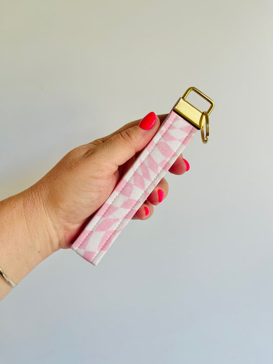 Keyring Wristlet - Checkmate Cutie