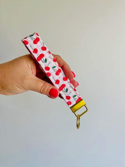 Keyring Wristlet - Cherry Pop