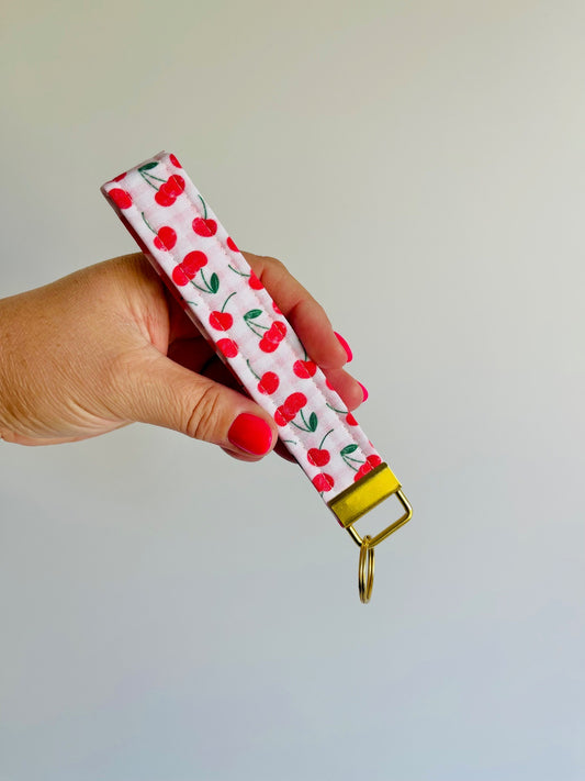 Keyring Wristlet - Cherry Pop