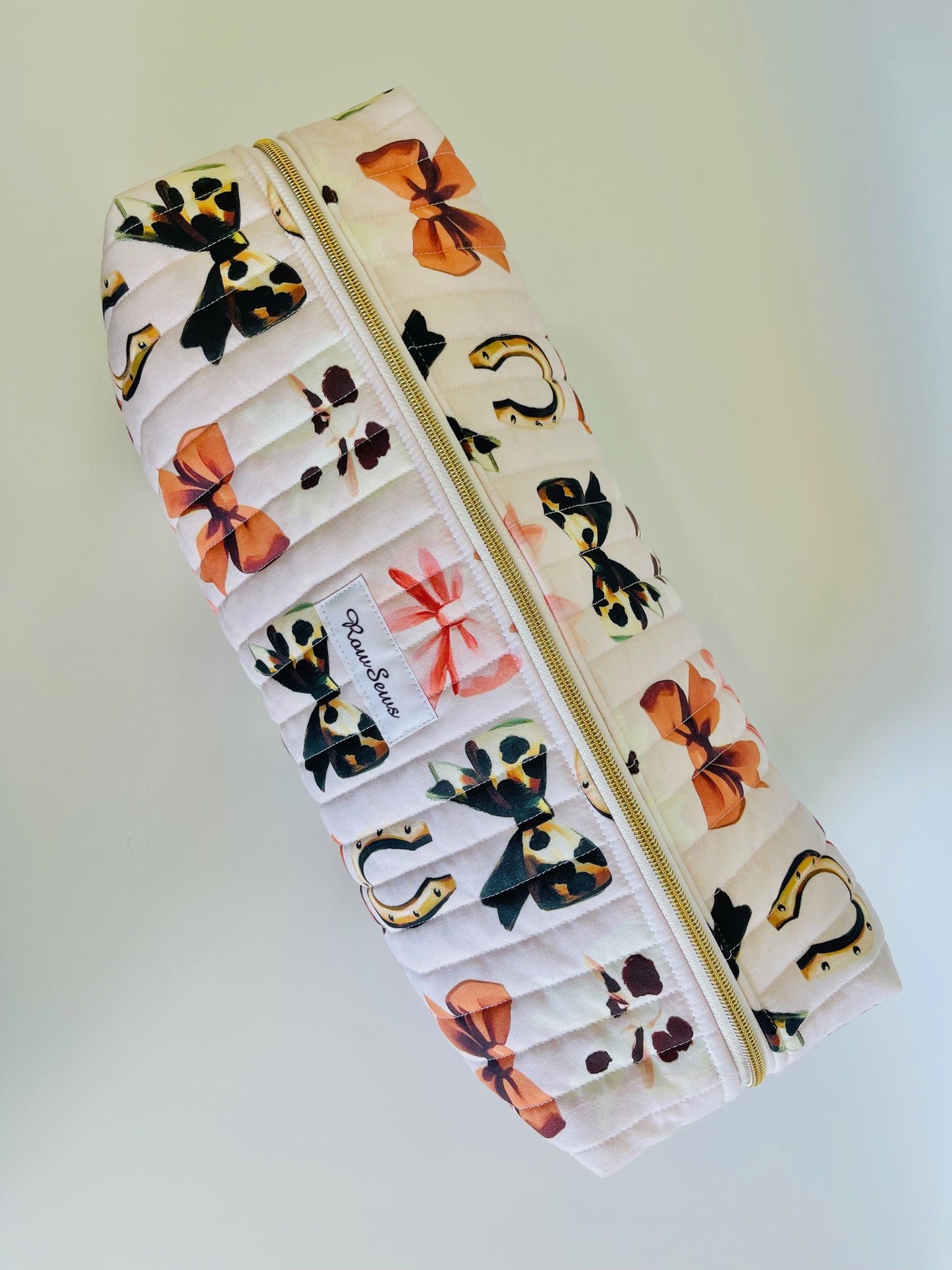 Quilted Travel Pouch - Cowgirl Cutie
