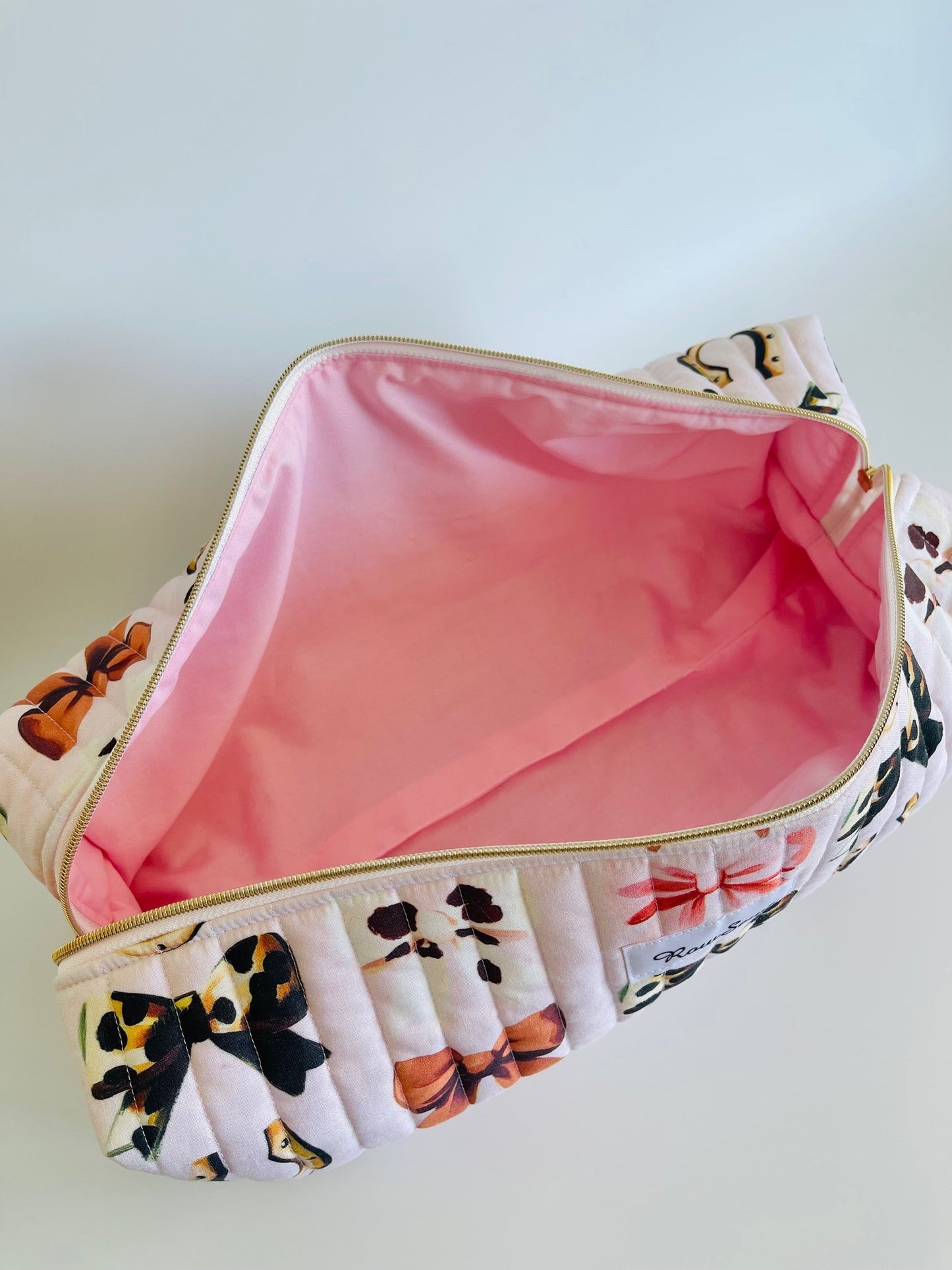 Quilted Travel Pouch - Cowgirl Cutie