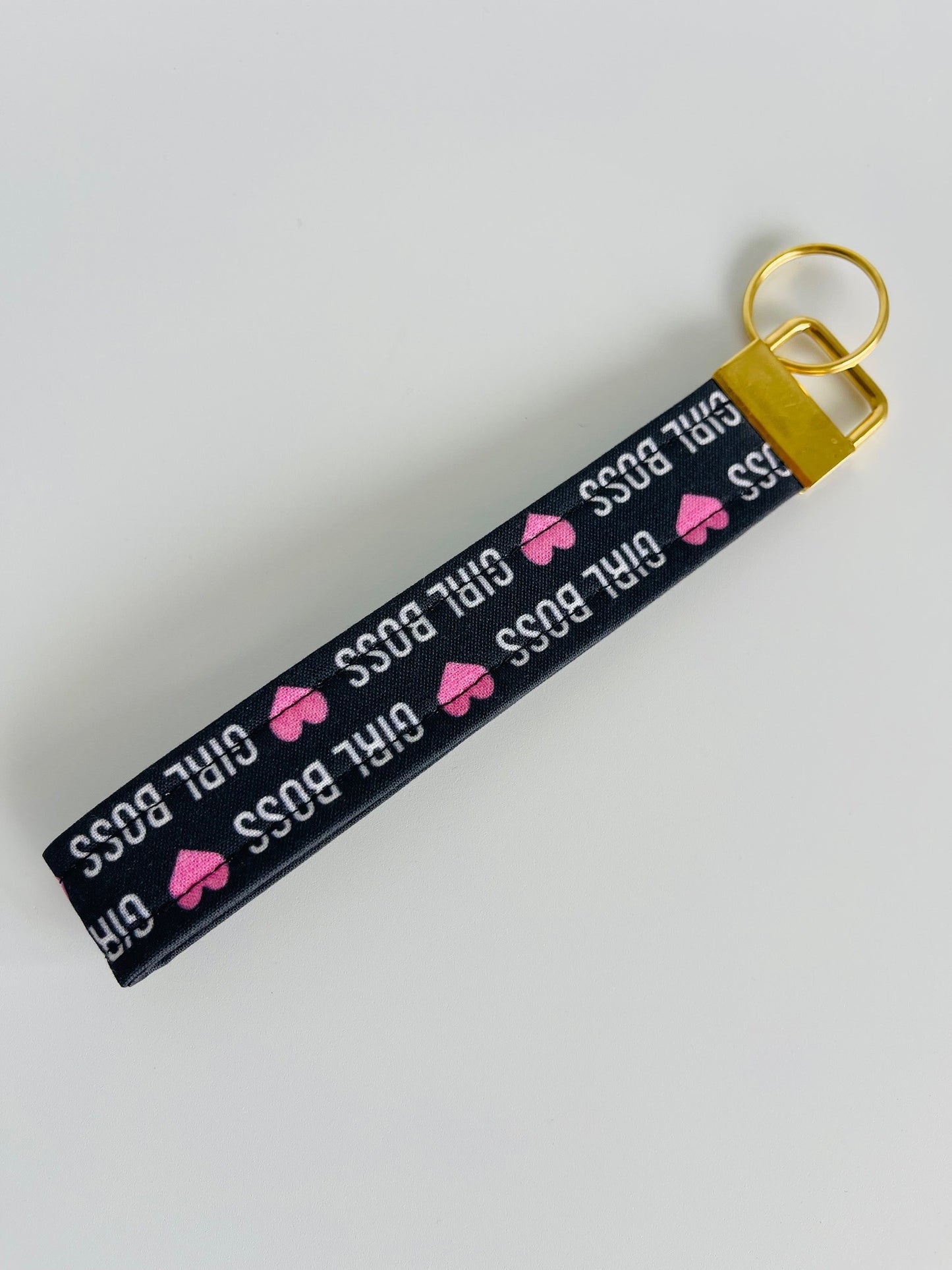 Keyring Wristlet - Girl Boss
