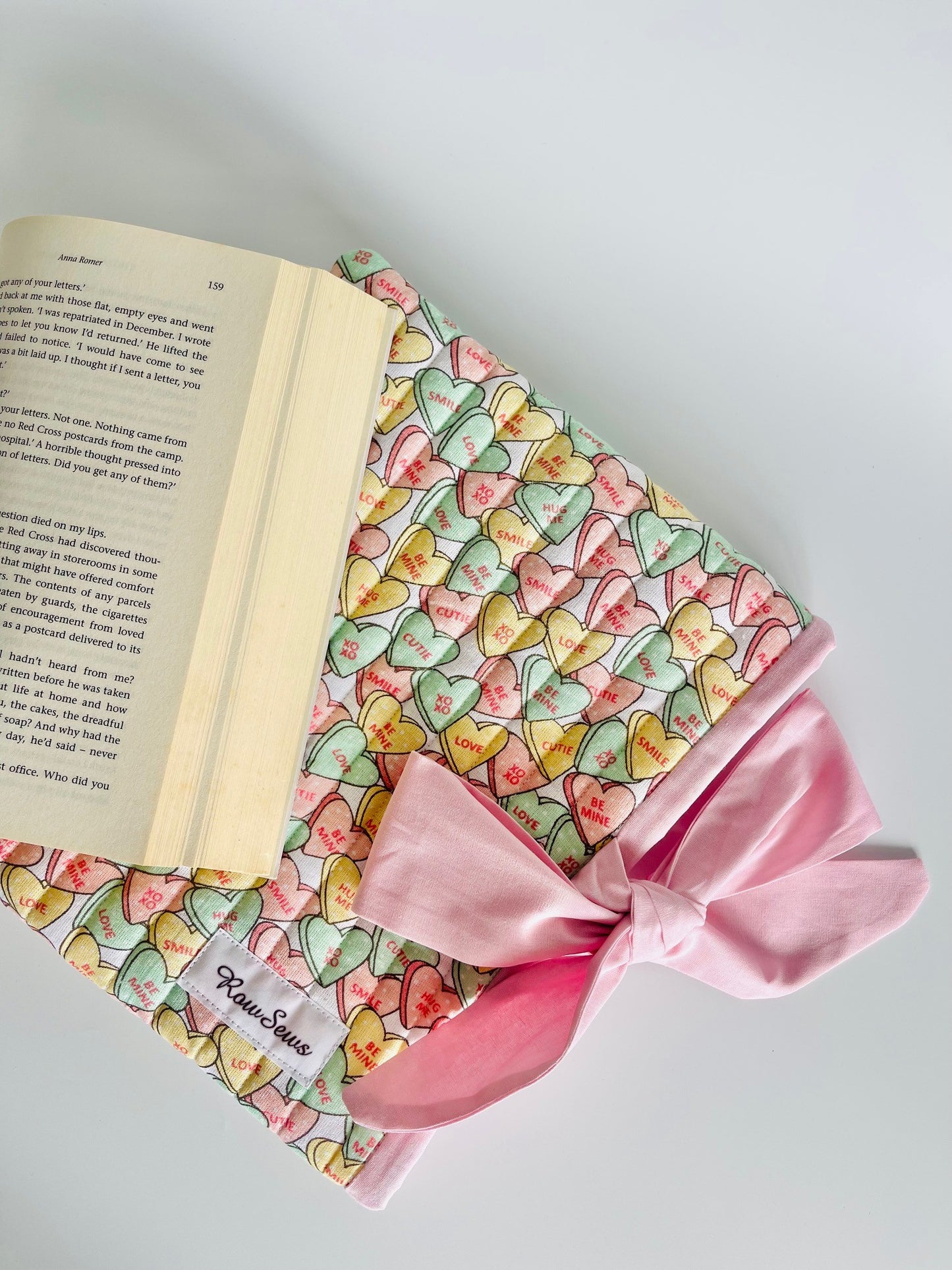 Quilted Book Sleeve - Pastel Crush