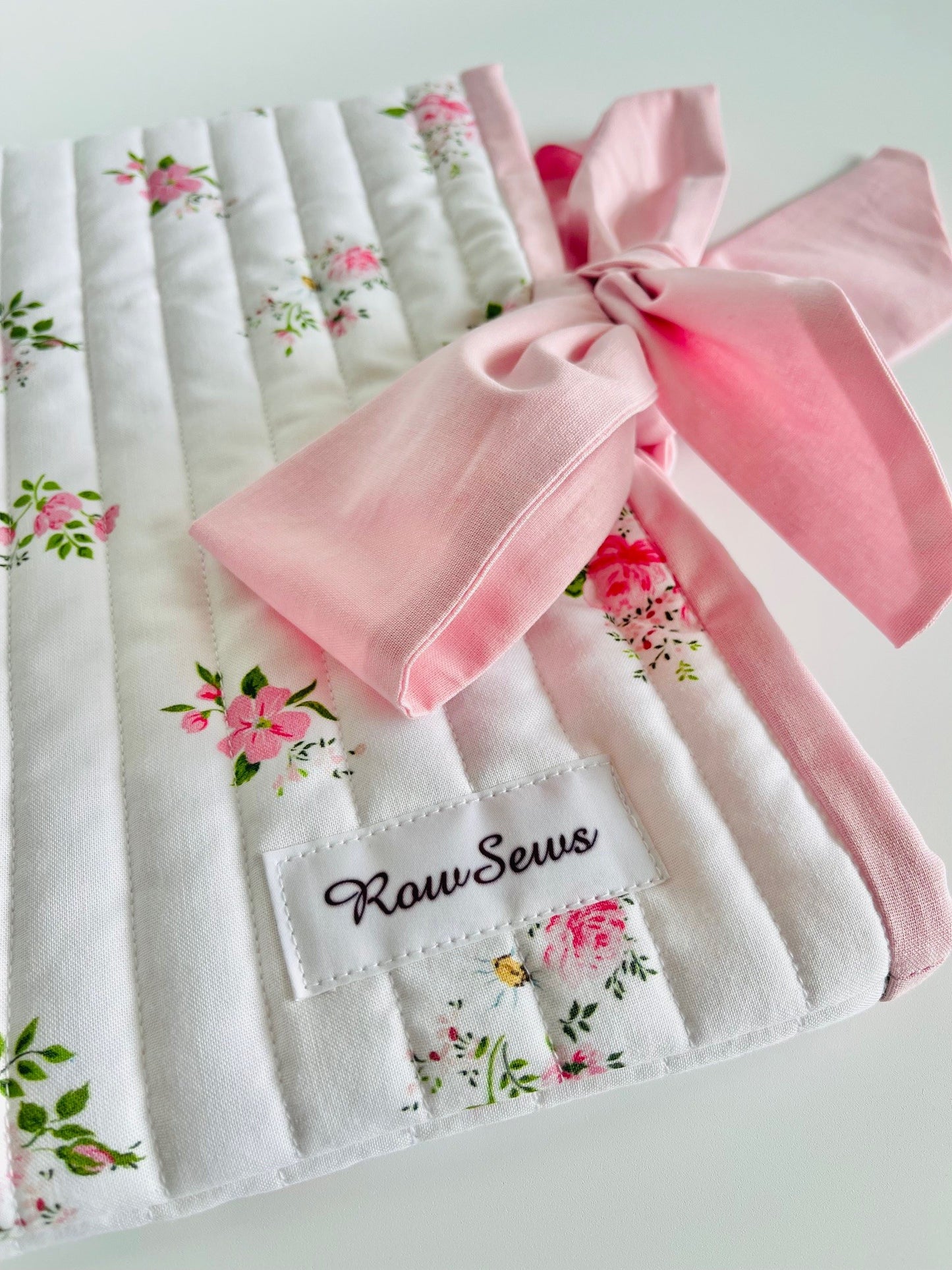 Quilted Book Sleeve - Floral Garden